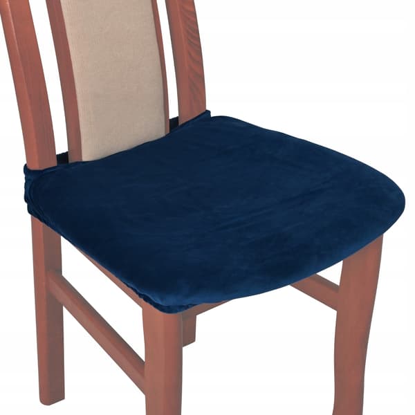 Stolsätesöverdrag kort velour TESS mörk turkos