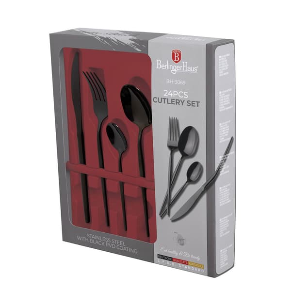 24-DELT BESTIK BERLINGER HAUS BH-3069 SHINY SORT