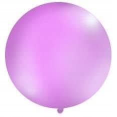 Jætteballon 1 m, pastel, lavendel, 1 stk.