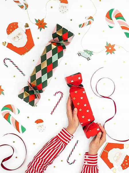 Jultomten presentetiketter, mix, 12 st.