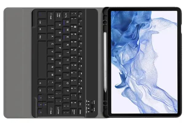 TANGENTBORDSFODRAL för SAMSUNG GALAXY TAB S9 FE PLUS FE+ 12.4 X610 X616