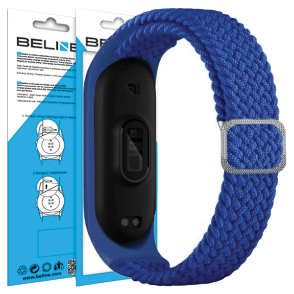 Beline Mi Band 3/4 Textilarmband blå/himmelsblå