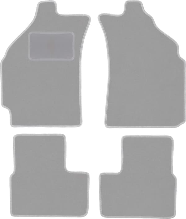 Bilmattor grå för Chevrolet Matiz hatchback (2004-2009)