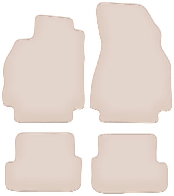 PREMIUM beige bilmattor för Renault Megane II hatchback 2002-2008