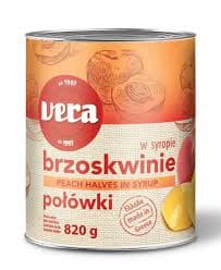 VERA PERSIKORNA PÅ BURK 820 G