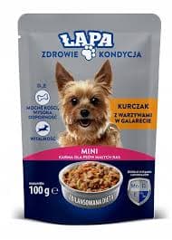 LEWIATAN HUNDEFODER KYLLING OG GRØNTSAGER I GELÉ 100G