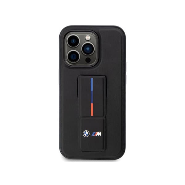 BMW Grip Stand Hot Stamp - iPhone 14 Pro Max -kotelo (musta)