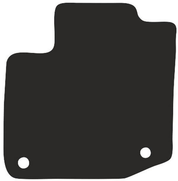 polyamid førermåtte til Honda Civic IX hatchback 2012- gummibelagt førermåtte