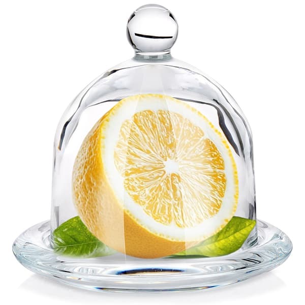 Glasbehållare för citron 9,5x9,5 cm