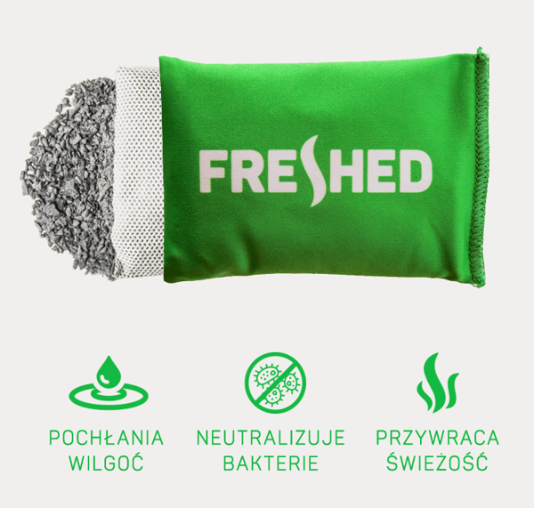 Freshed Grey Skofrisker 2 poser lugtneutraliserende