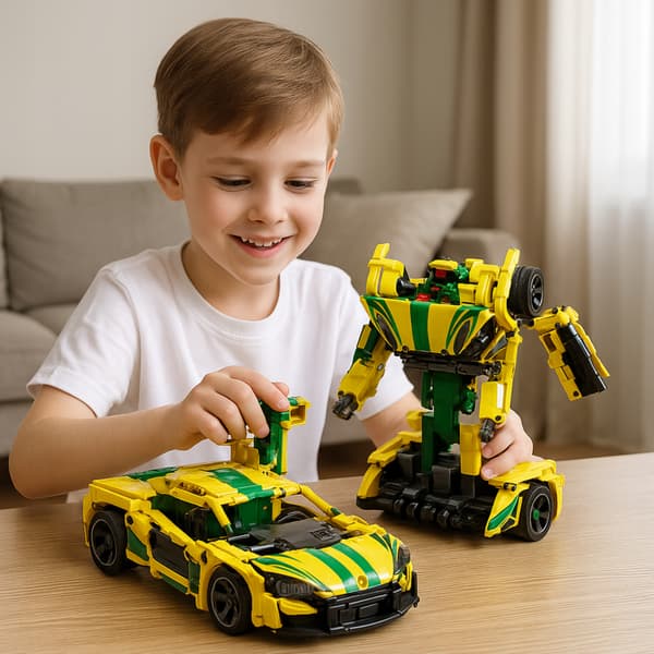 Rakennuspalikat Auto Robotti 2in1 -sarja