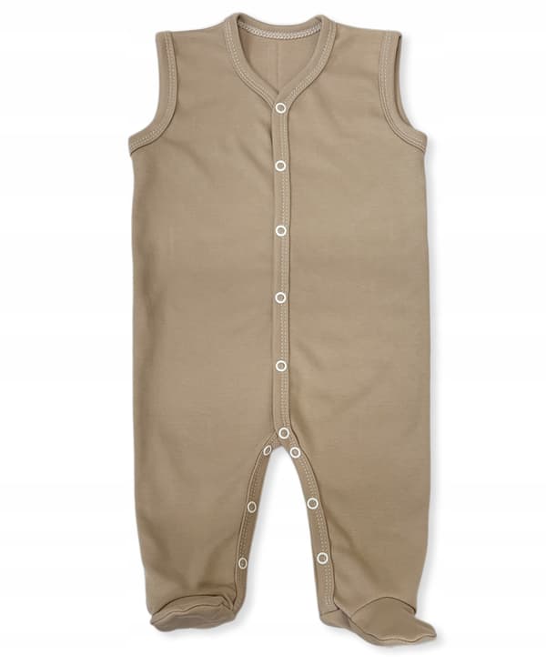 3-pack ärmlösa nattromper 92 för barn knäppt