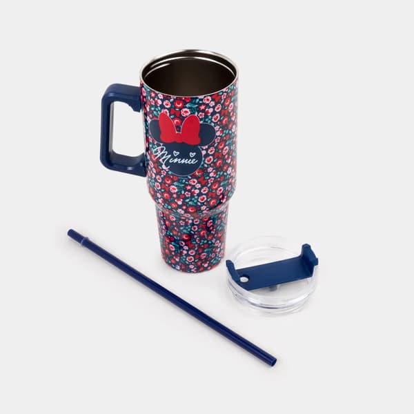 Kopp med sugrör - MINNIE - XXL Rambler-mugg 1165ml