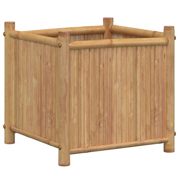 vidaXL Blomkruka, 40x40x40 cm, Bambu