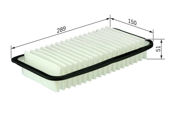 ILMANSUODATIN F026400017 BOSCH