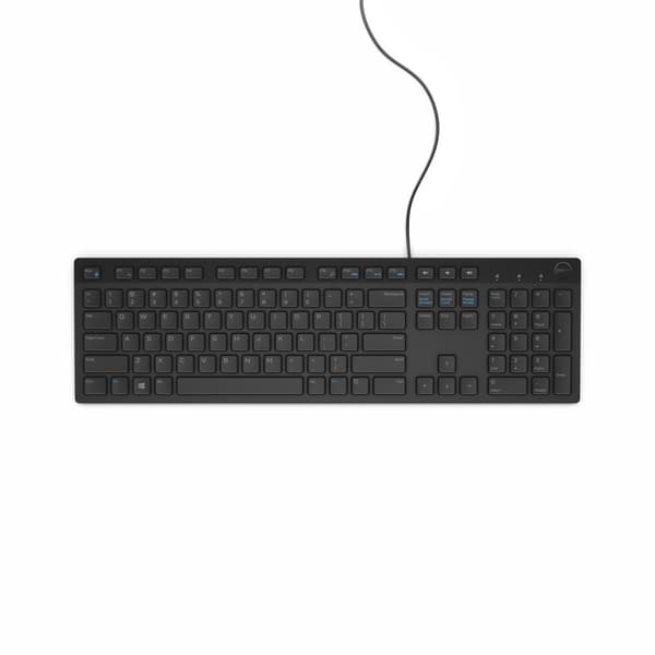 DELL KB216 USB Tysk Sort, 1VXC6