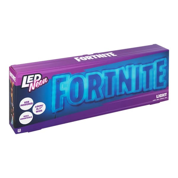 Neon LED Lampe Logo - Fortnite