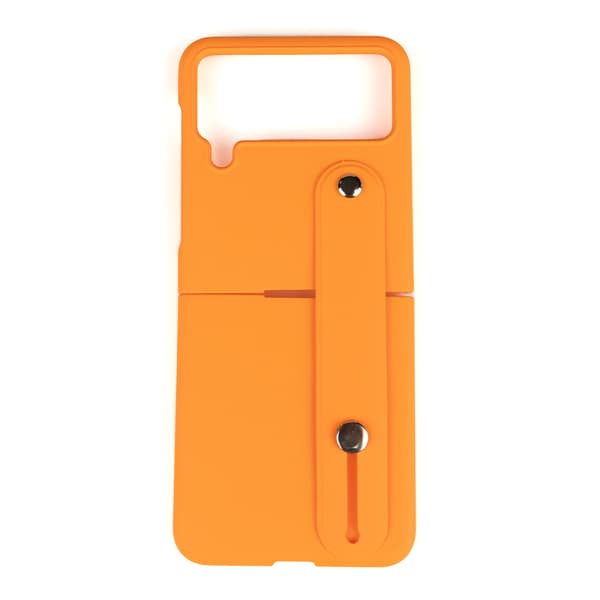 SAMMENDBART ETUI TIL SAMSUNG GALAXY Z FLIP 4 ORANGE + HOLDER