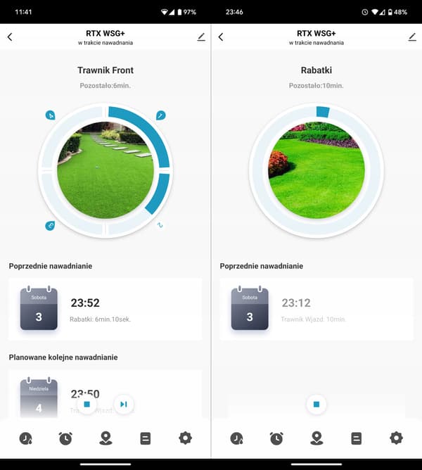 RTX TUYA WiFi 8-ZONER Trädgårdsbevattningskontroll TIMER & VÄDER
