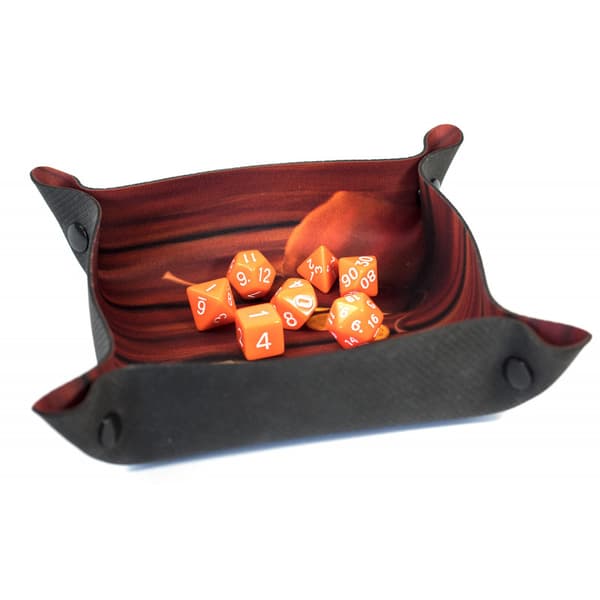 RPG-tärningar orange set med 7 tärningar