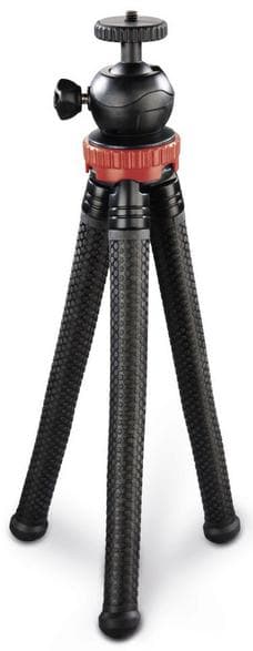 HAMA mini FlexPro 3in1 stativ 27cm Röd