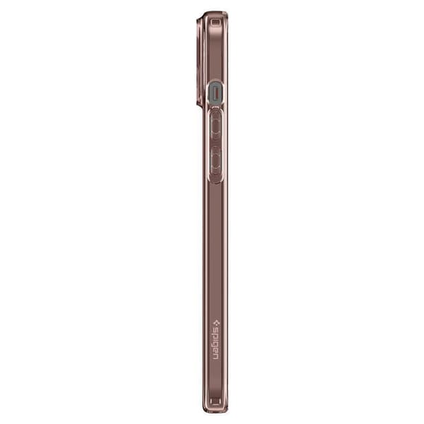 Spigen Crystal Flex cover til iPhone 15 Plus - lyserød og gennemsigtig