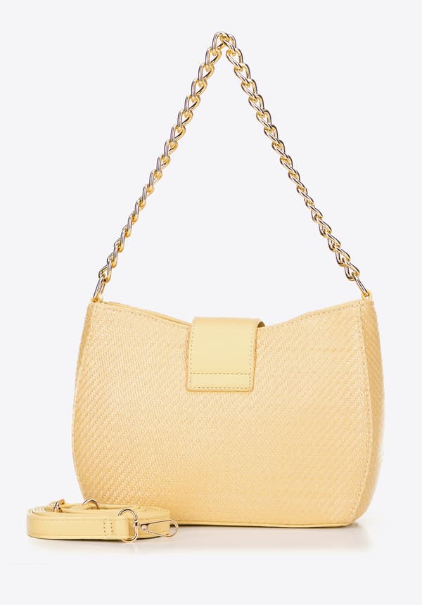 Wittchen Dam Crossbody-väska Vävd Gul Polypropen