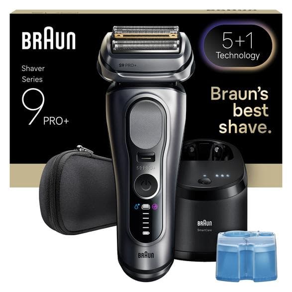 Braun Series 9 9667CC PRO+ – Elektrisk barbermaskine, Sølv