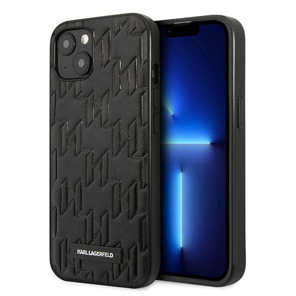 Karl Lagerfeld KLHCP13SMNMP1K iPhone 13mini 5.4 hårdt cover sort/sort monogramplakette