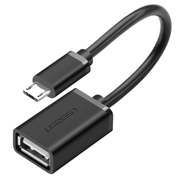 UGREEN US133 Micro USB OTG-adapter (sort)