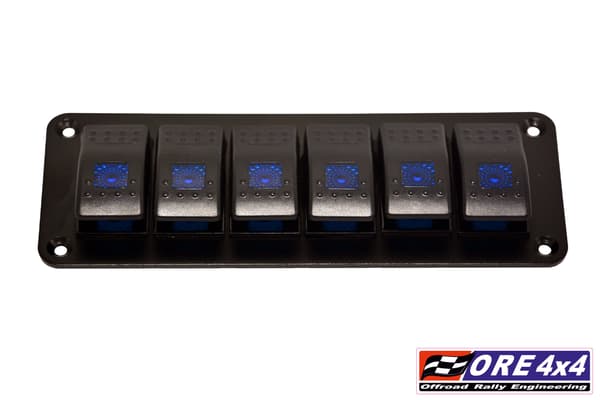 Carling 6x brytarpanel för extra belysning 12V