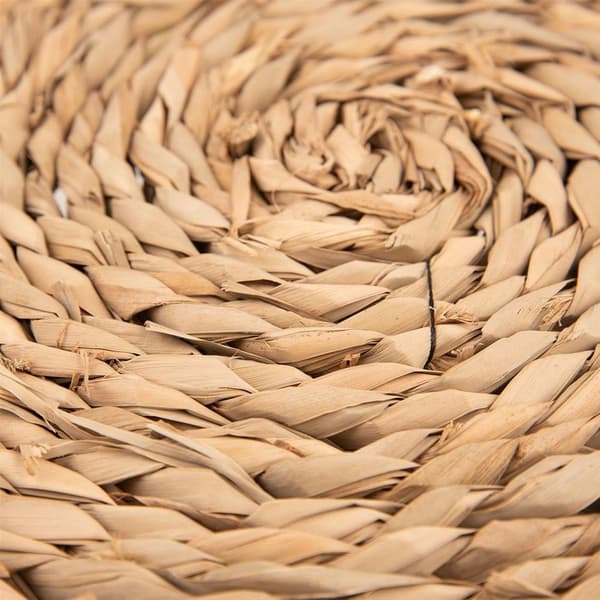 Naturlig rund bordmåtte 35 cm