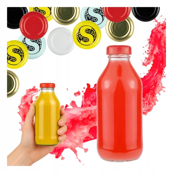 Juiceflaska, juicesirap, juiceflaskor 330ml + LOCK fi33