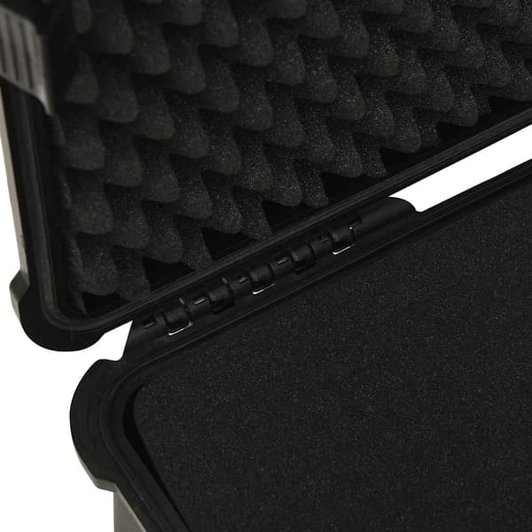 vidaXL Flightcase, svart, 55x43x21 cm, PP