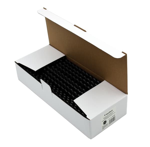 Sorte plastikspiraler 10 mm Verotech VB-110