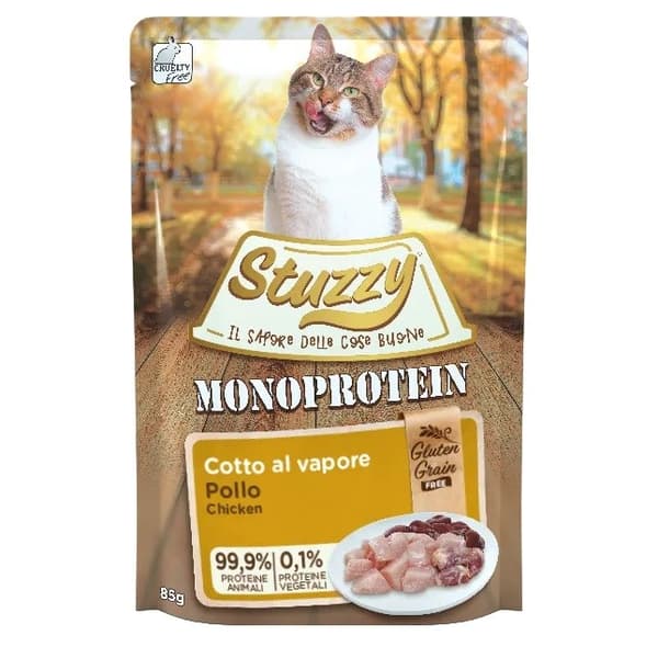 Stuzzy Monoprotein våtfoder för katter, blandade smaker 25x85g