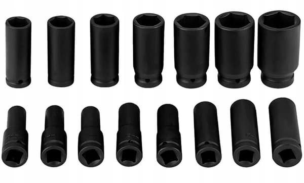 IMPAKTNØGLER 1/2'' 10-32MM SÆT 16 DELE