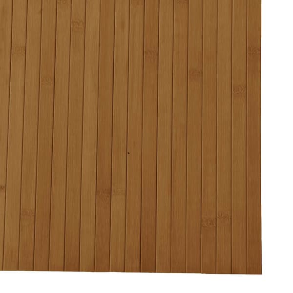 vidaXL Suorakulmainen matto, ruskea, 80x200 cm, bambu