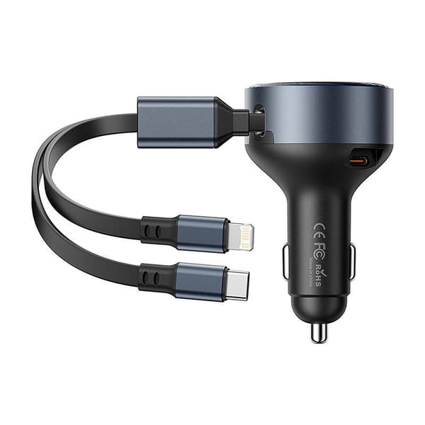 Vention FFOB0 USB-C Biloplader + USB-C/Lightning Kabel 30W