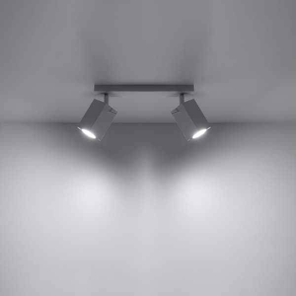 LOFTSLAMPE MERIDA 2 GU10 HVID SOLLUX SL.0096