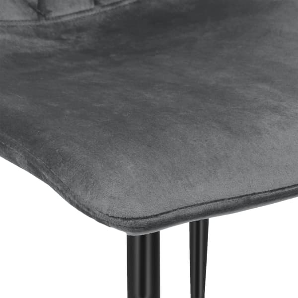 Dexter Velvet grafiittiverhoiltu tuoli