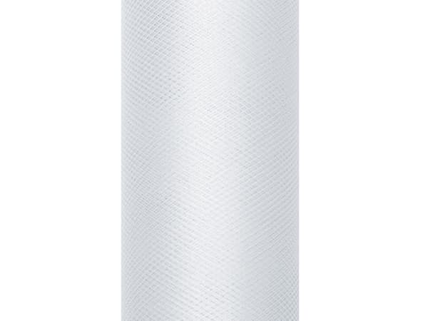 Sileä tylli, vaaleanharmaa, 15cm x 9m, 1 kpl.
