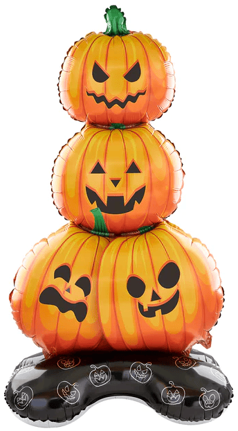Halloween kurpitsa seisova folioilmapallo 60x107cm
