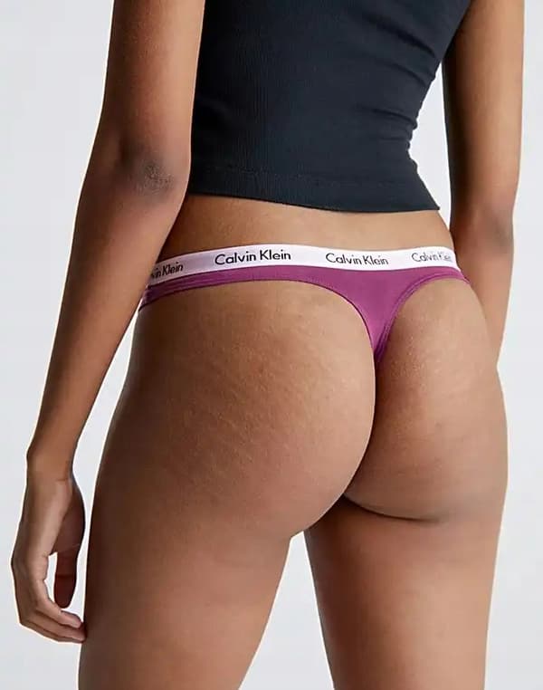 Calvin Klein damstring med logotyp M svart