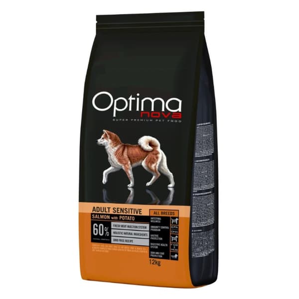 Optimanova tørfoder til voksne hunde med sensitivitet 12 kg