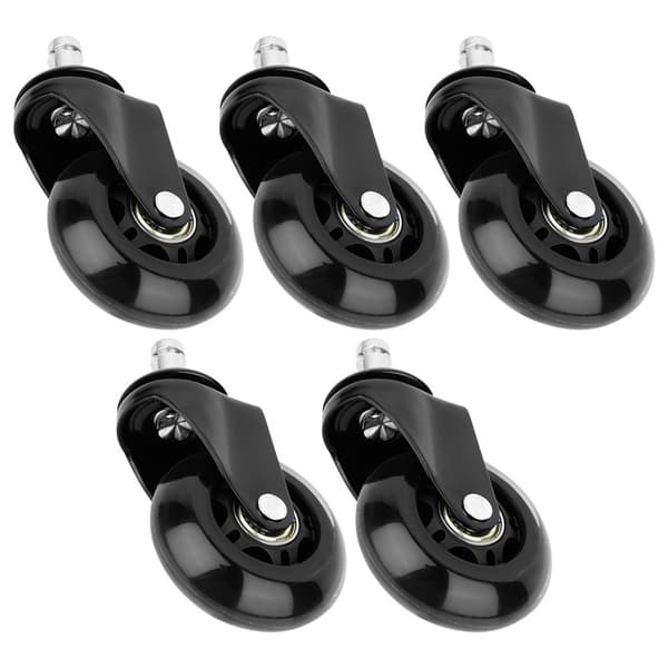 Gummihjul för stol 6,3 cm / 11 mm 5 st