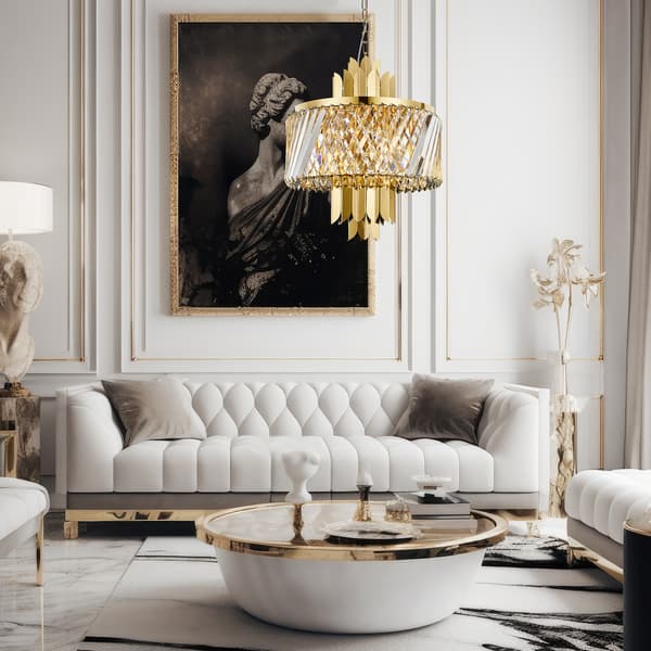 MARGOT CHANDELIER 6 E14 GULD MILAGRO ML0407