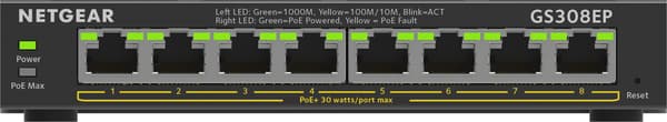 Kytkin Netgear GS308EP-100PES