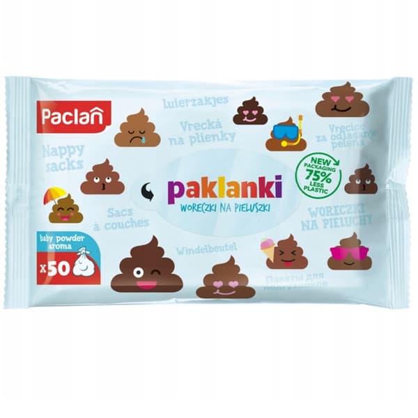 Paclan Paklanki duftposer til bleer 50 stk.