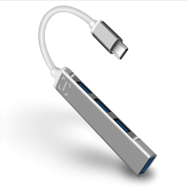 Hub Adapter USB-C 3.1 til 3 x USB 2.0 1 x USB 3.0 4 porte til laptop